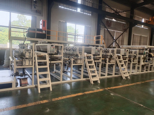 의료 120kw 자동 파우더 공급 활성 탄소 공기 필터링 재료 복합 생산 라인