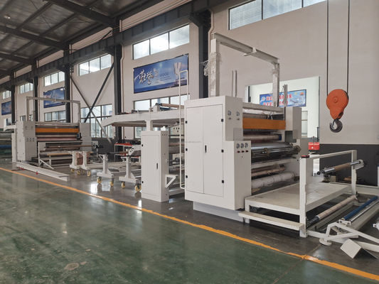 핫 펠트 접착제 냉동 롤 라미네이션 머신 아기 아기 천 9900mm*3300mm*3200mm