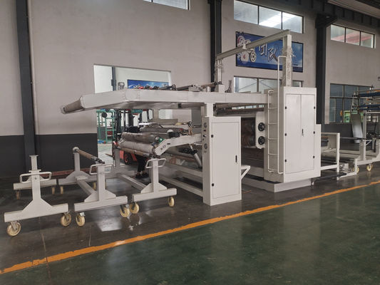 9900mm*3300mm*3200mm 용해제 없는 PUR 핫 슬립 접착제 가죽 가죽 가죽 라미네이팅 기계