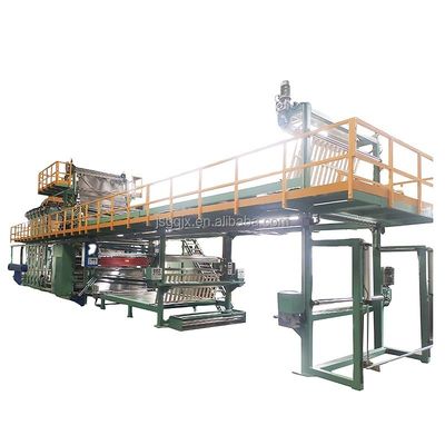 50KW 자동 스폰지 폼 불 불 불 라미네이팅 머신 카펫 제작 최대 1800m