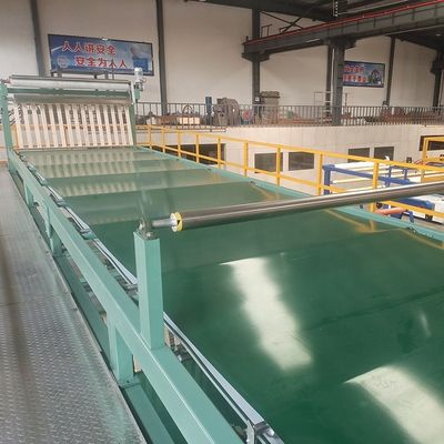 50KW 자동 스폰지 폼 불 불 불 라미네이팅 머신 카펫 제작 최대 1800m