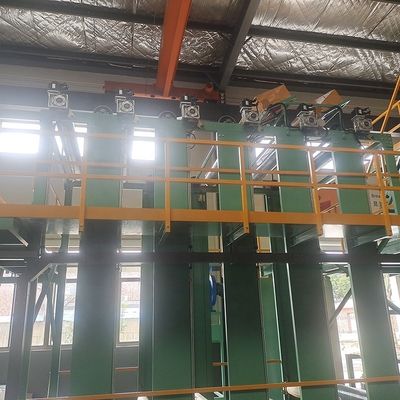 50KW 자동 스폰지 폼 불 불 불 라미네이팅 머신 카펫 제작 최대 1800m