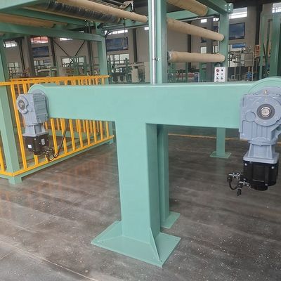 50KW 자동 스폰지 폼 불 불 불 라미네이팅 머신 카펫 제작 최대 1800m